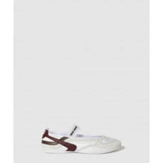 미우미우 김나지움 기능성 소재 및 스웨이드 발레리나 5F427E