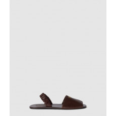 미우미우 Ruches 나파 레더 샌들 5X372E