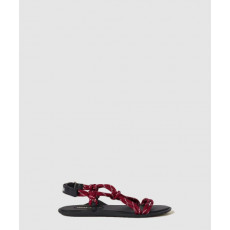 미우미우 Riviere 코드 및 가죽 샌들 5X420E