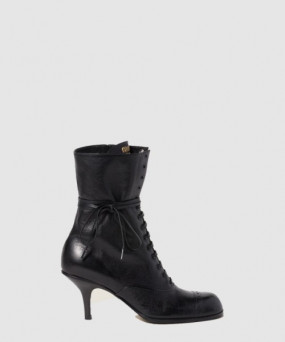 미우미우 가죽 레이스 부티 5U323E