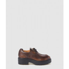 미우미우 레이스 퓌메 가죽 슈즈 5E964D