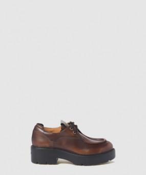 미우미우 레이스 퓌메 가죽 슈즈 5E964D