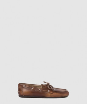 미우미우 블리치드 가죽 로퍼 5D123E