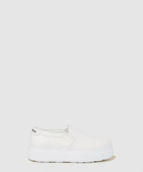 미우미우 워시드 코튼 드릴 스니커즈 5S152E