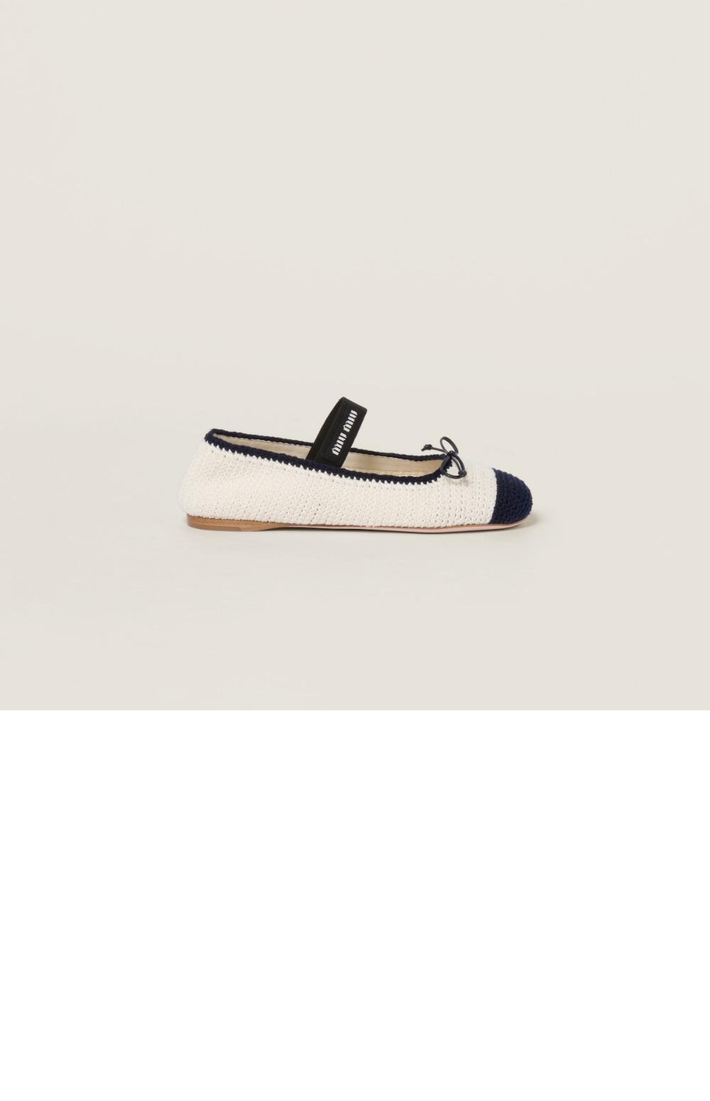 미우미우 크로셰 니트 발레리나 5F138E