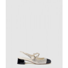 미우미우 크리스털 슬링백 발레리나 5I048E