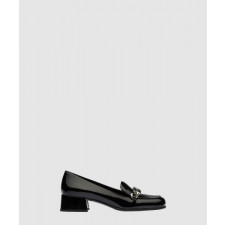 미우미우 페이턴트 가죽 로퍼 5D658D