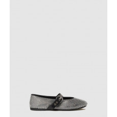 미우미우 송아지 가죽 발레리나 플랫 5F209E