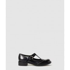 미우미우 가죽 스트랩 슈즈 5E303E