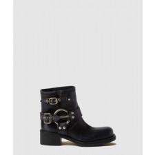 미우미우 빈티지 룩 가죽 부티 5T953D