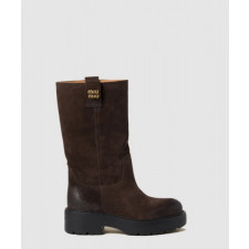 미우미우 스웨이드 가죽 부츠 5U270E