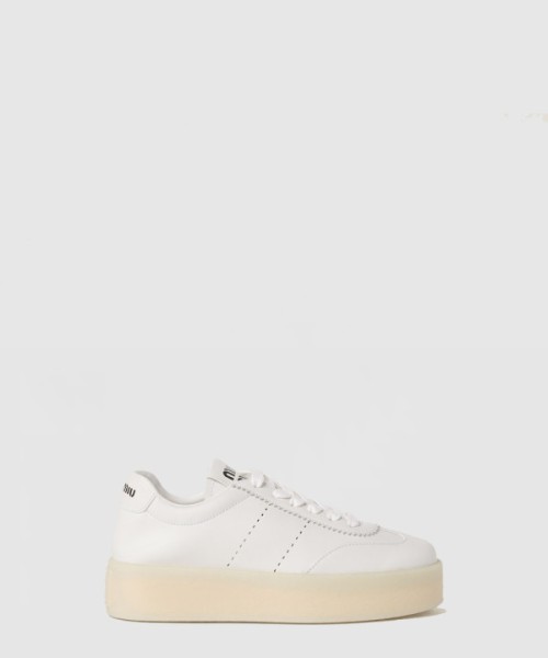 미우미우 가죽 스니커즈 5E278E