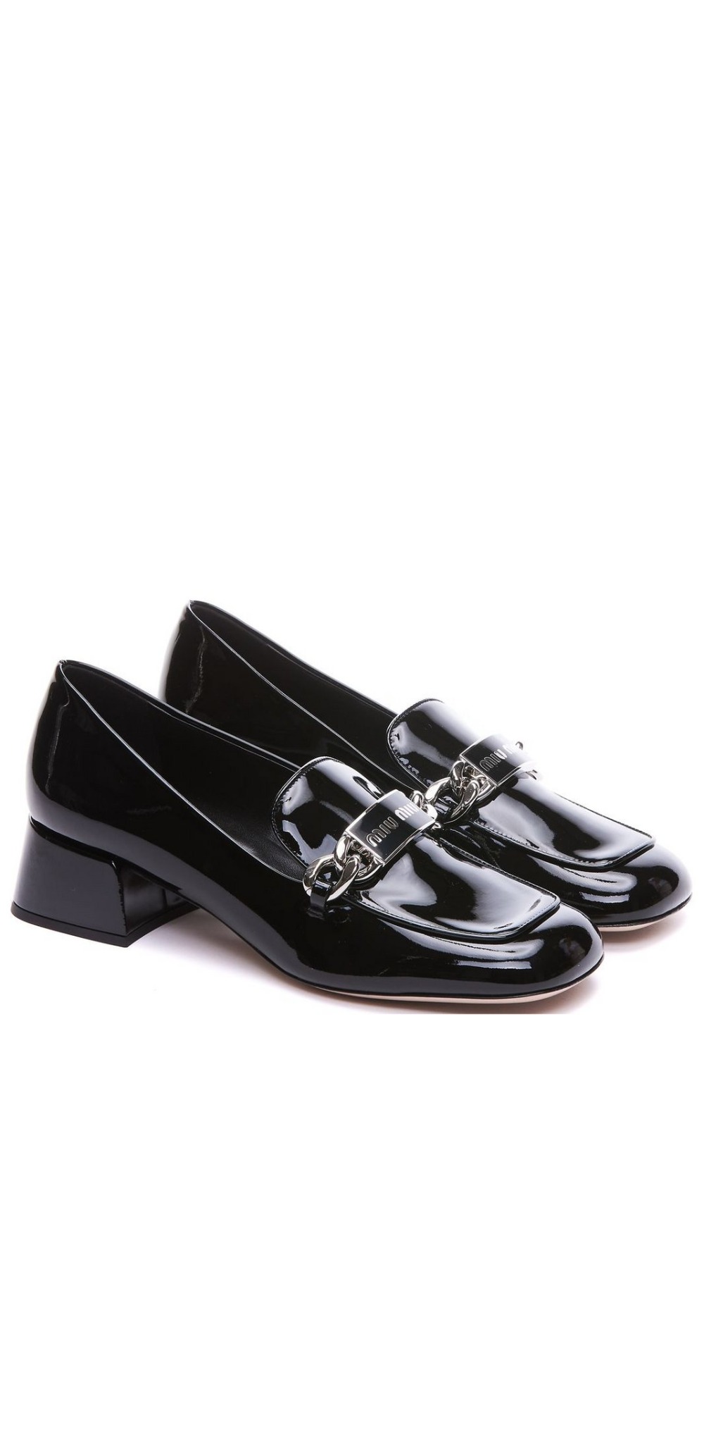 미우미우 페이턴트 가죽 펌프스 5D951D