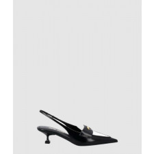 미우미우 투톤 가죽 펌프스 5D774D