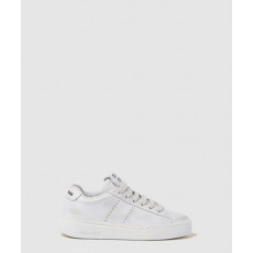 미우미우 블리치드 가죽 스니커즈 5E916D