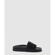 미우미우 마테라쎄 나파 가죽 슬라이드 5XX601