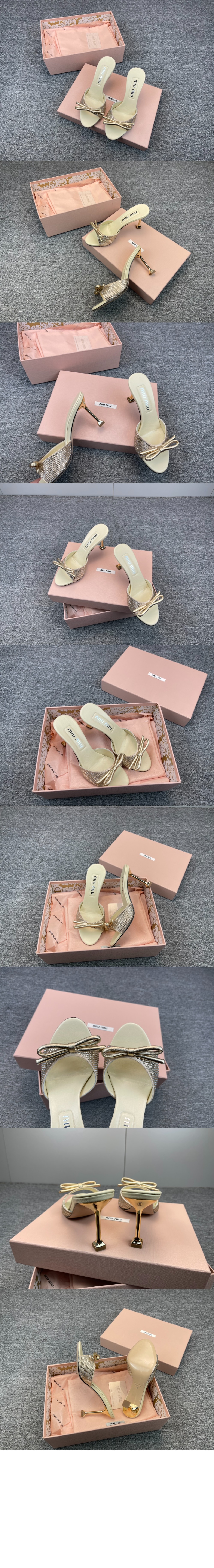 미우미우 버클 장식의 브러쉬드 가죽 슬링백 5XX630