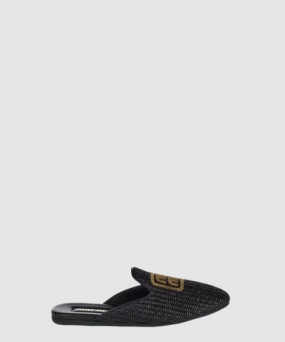 미우미우 양가죽 뮬 5D058E