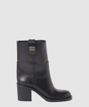 미우미우 가죽 부티 5U966