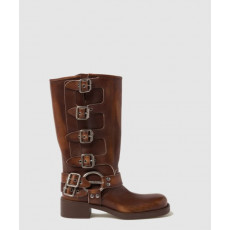 미우미우 가죽 부츠 5W792D