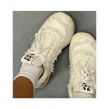 미우미우 뉴발란스 574 X 미우미우 데님 스니커즈