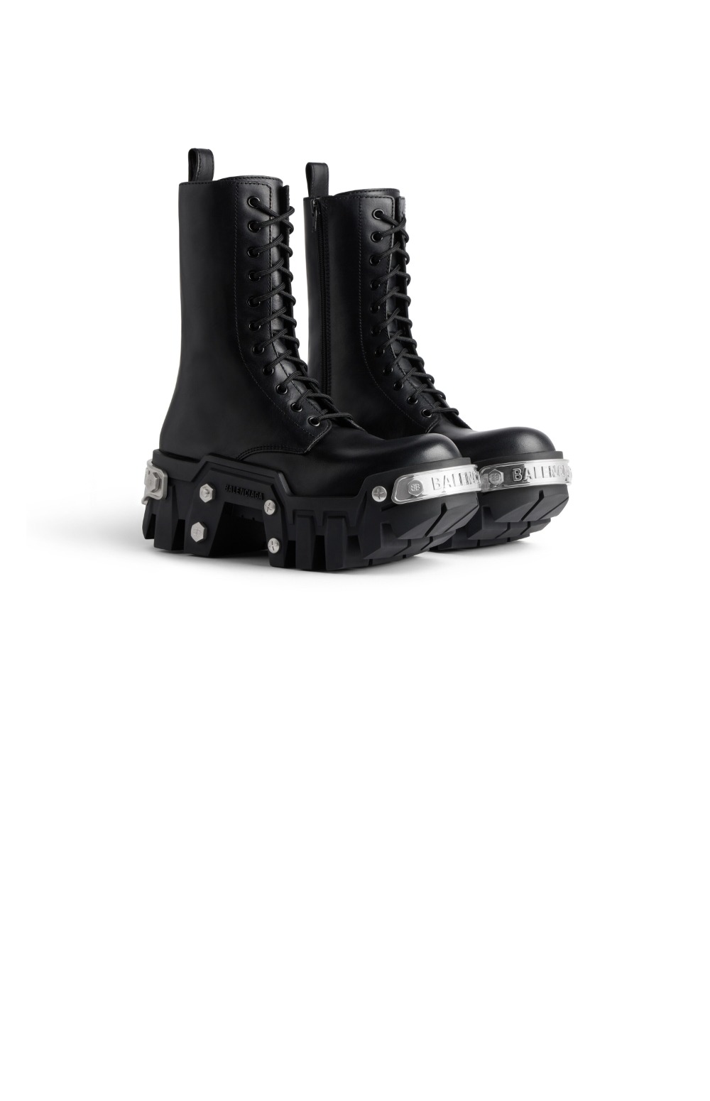 발렌시아가 불도저 레이스업 부츠 671554