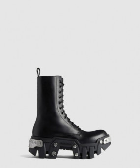 발렌시아가 불도저 레이스업 부츠 671554