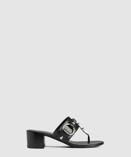 발렌시아가 블랙 시티 통 팬츠 828013