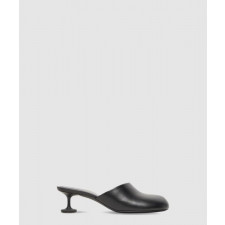 발렌시아가 레이디 레더 뮬 힐 701921