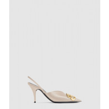 발렌시아가 나이프 Bb 슬링백 펌프스 566648