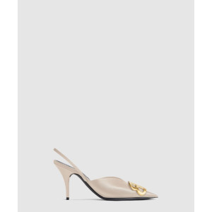 발렌시아가 나이프 Bb 슬링백 펌프스 566648