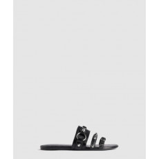 발렌시아가 시티 플랫 뮬 834692