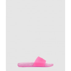 발렌시아가 풀 투명 슬라이드 슬리퍼 785454