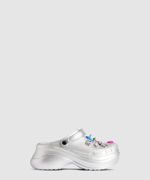 발렌시아가 풀 크록스 슬라이드 샌들 720762