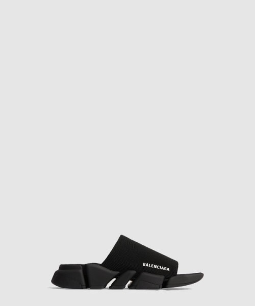 발렌시아가 니트 슬라이드 샌들 711453