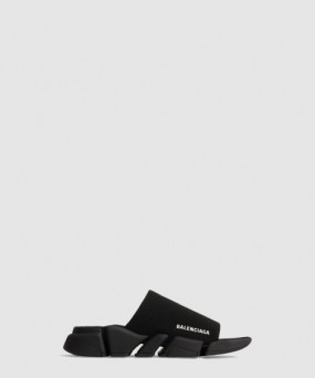 발렌시아가 니트 슬라이드 샌들 711453