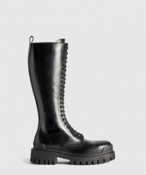 발렌시아가 트랙터 콤뱃 부츠 763557