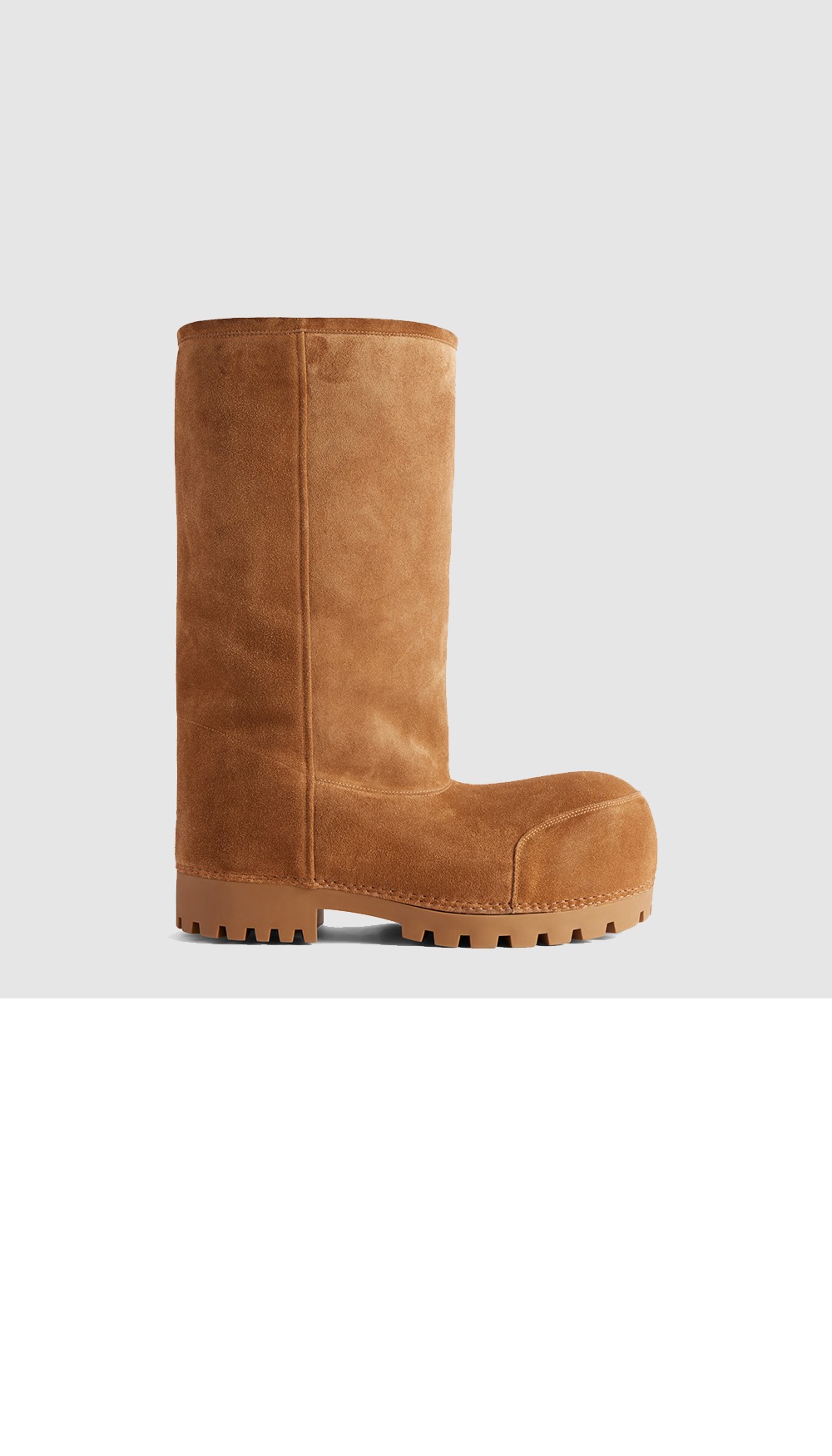 발렌시아가 알래스카 퍼 하이 부츠 802205