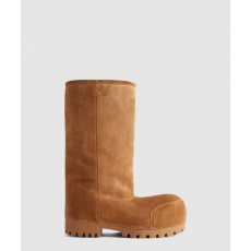 발렌시아가 알래스카 퍼 하이 부츠 802205