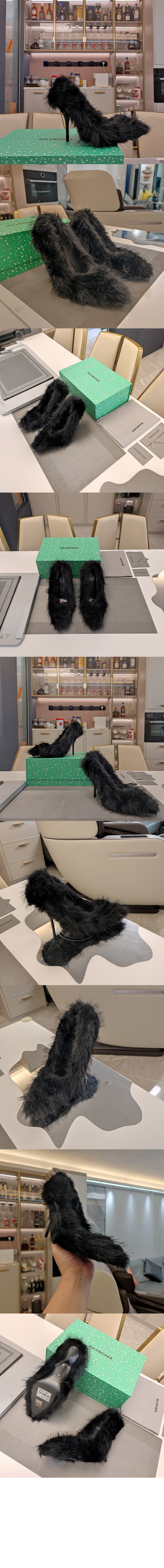 발렌시아가 성 플렉스 퍼 펌프스 762207