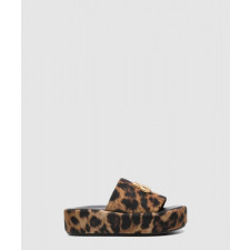발렌시아가 레오파드 프린트 샌들 788494