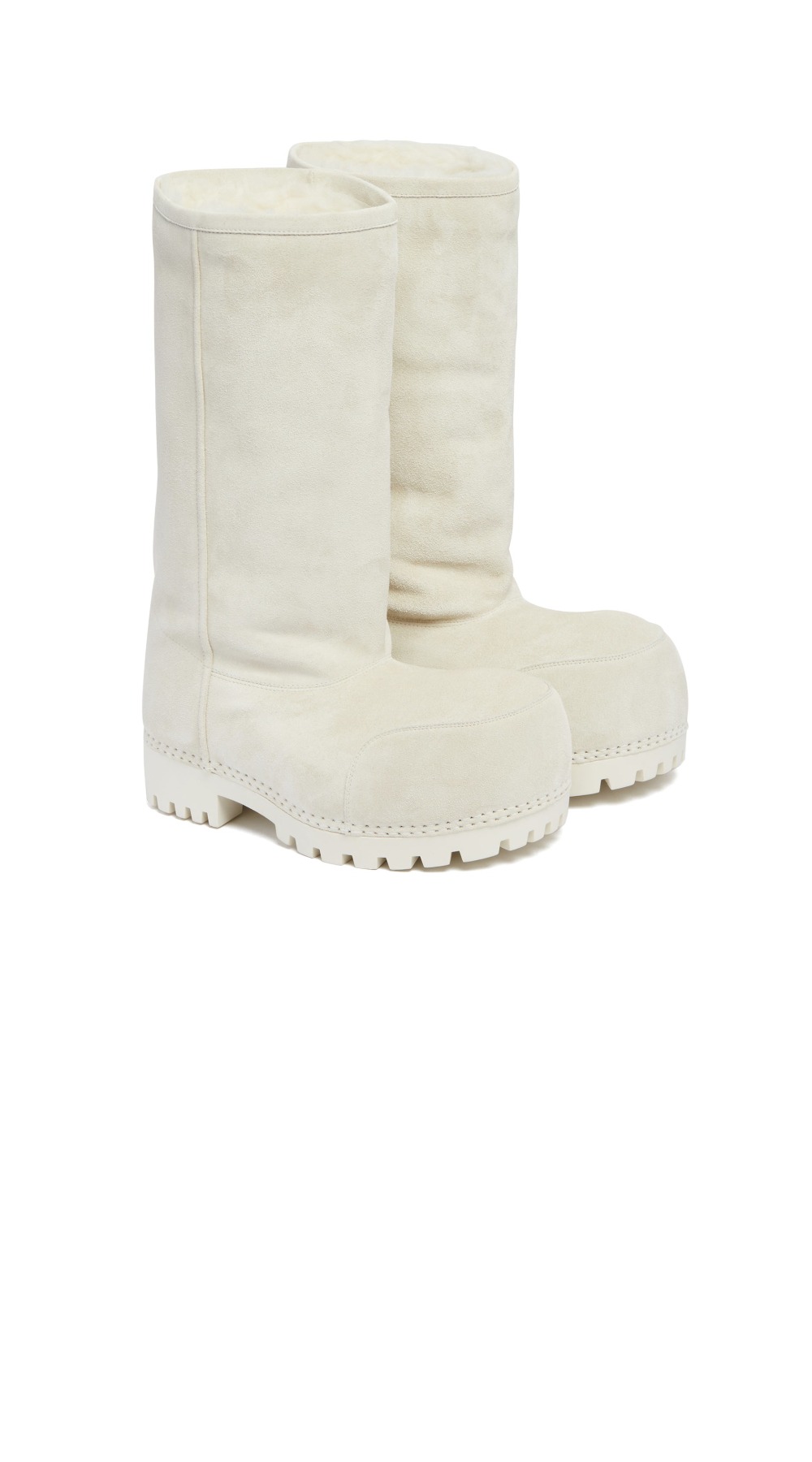 발렌시아가 알래스카 퍼 하이 부츠 802177