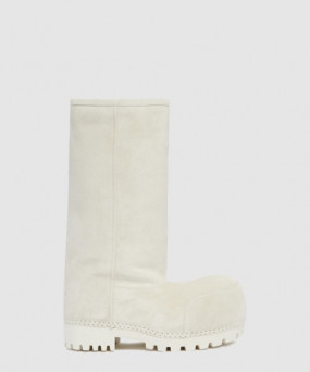 발렌시아가 알래스카 퍼 하이 부츠 802177