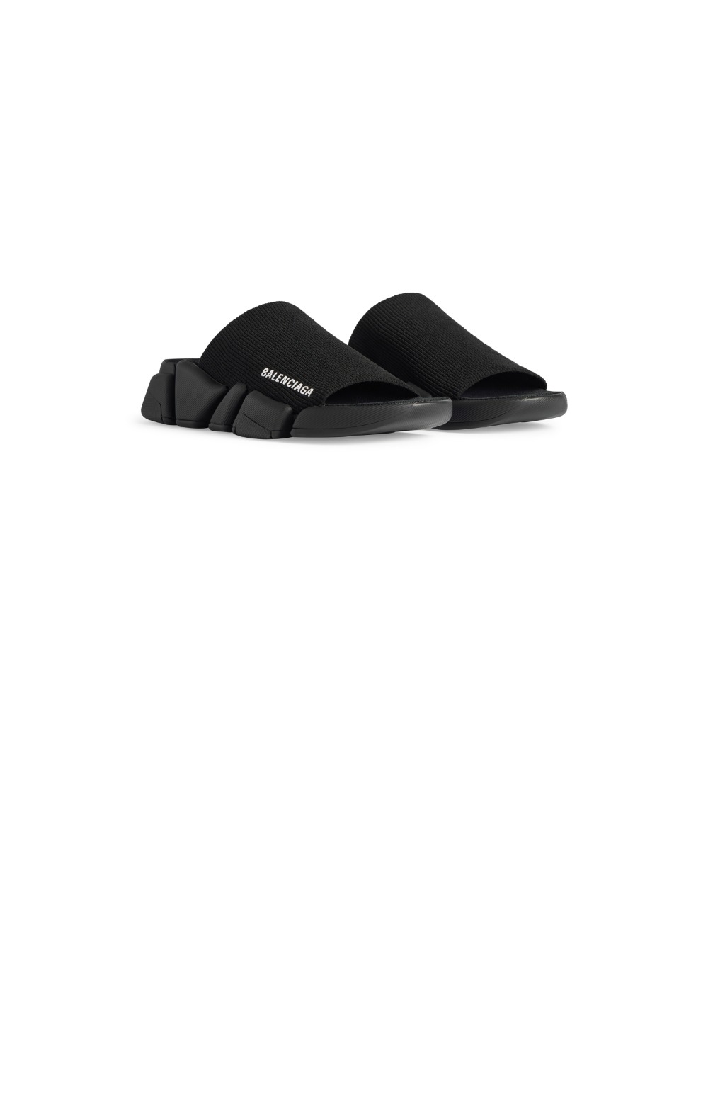 발렌시아가 스피드 2.0 리사이클드 니트 슬라이드 711452