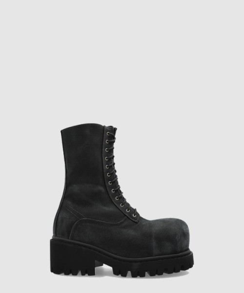 발렌시아가 스톰퍼 캔버스 레이스업 부츠 805889