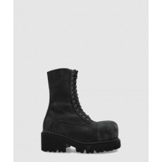 발렌시아가 스톰퍼 캔버스 레이스업 부츠 805889