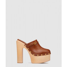 발렌티노 힐 버클 백 슬리퍼