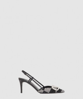 발렌티노 스트랩 크리스털 힐