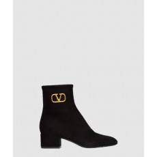 발렌티노 스웨이드 앵클부츠