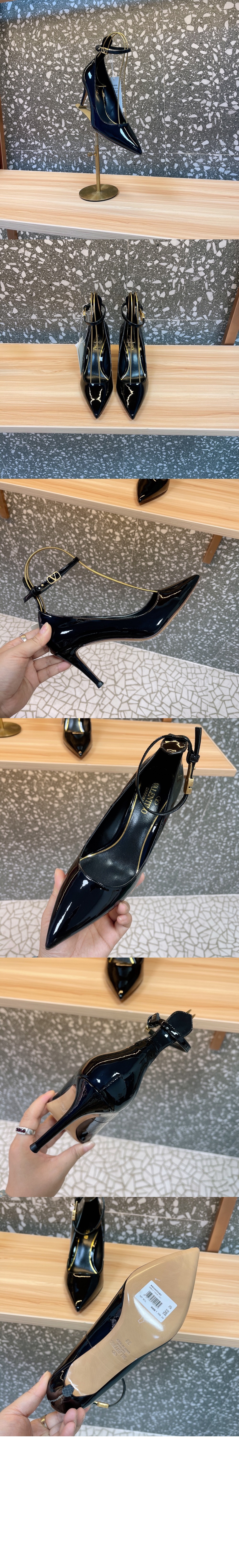 발렌티노 페이턴트 레더 펌프스